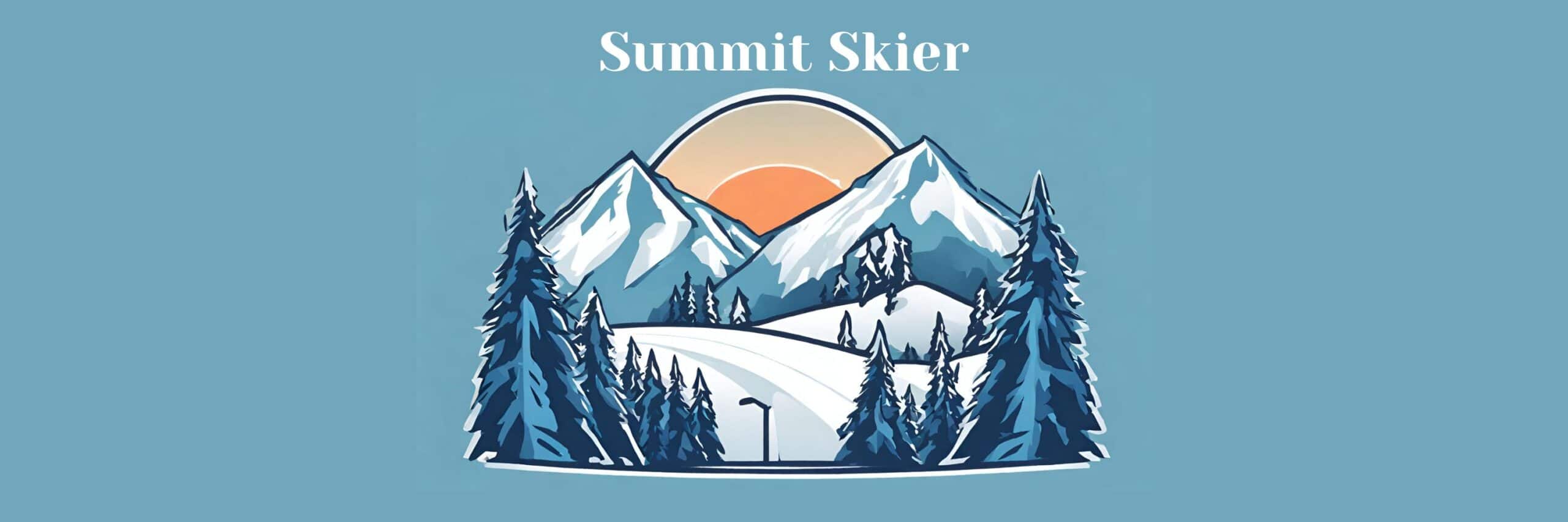 Summit Skier Custom Graphic