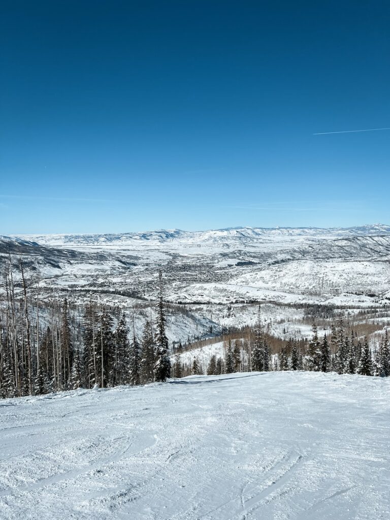 A ski resort in Colorado, the best state for skiing.
