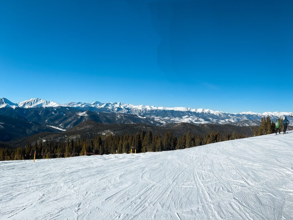 Ski slopes at Keystone Mountain Resort.