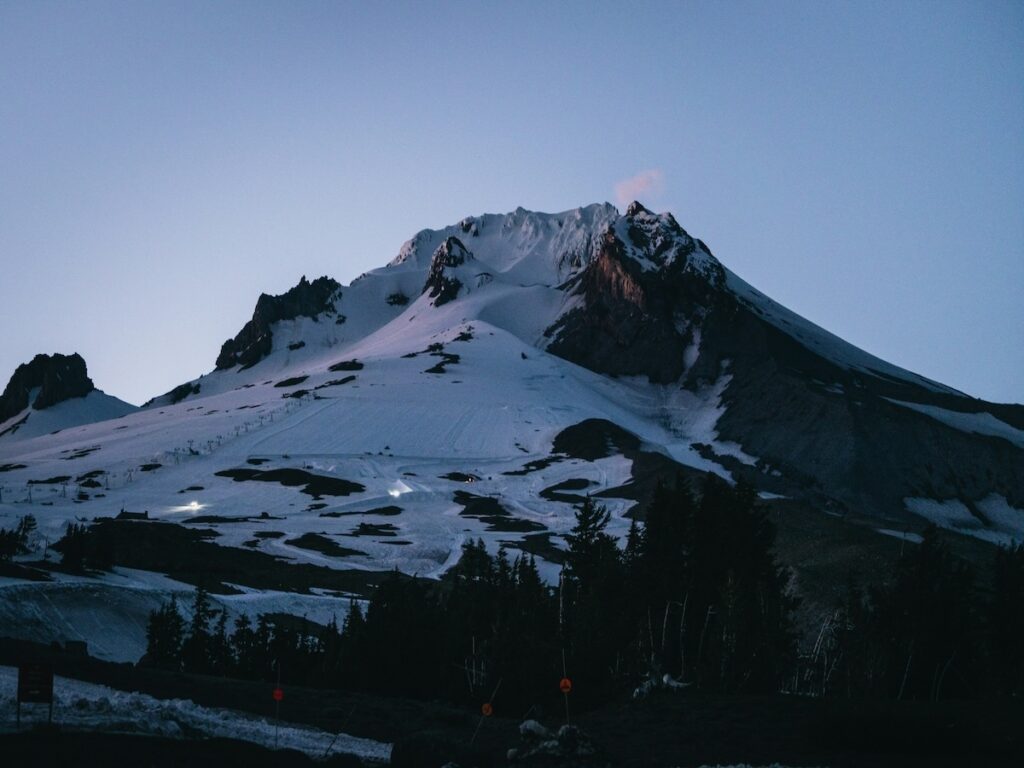 Timberline Lodge, one of the best places to ski late season.