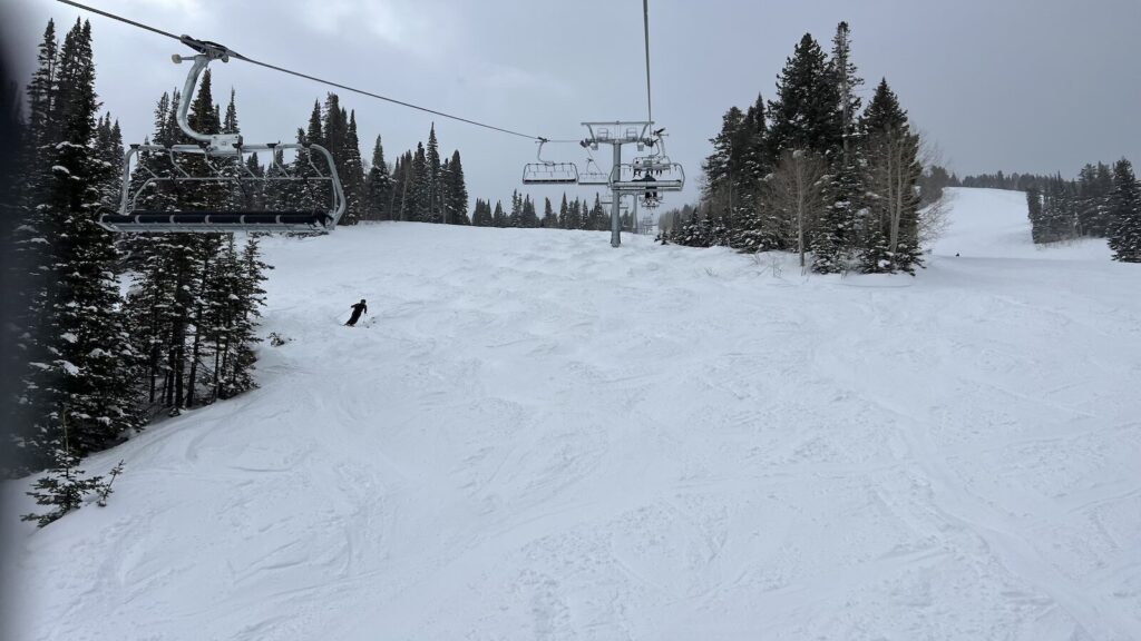 Moguls at Brighton in Utah.