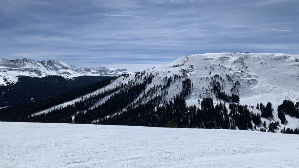 Views from Copper Mountain in Colorado.