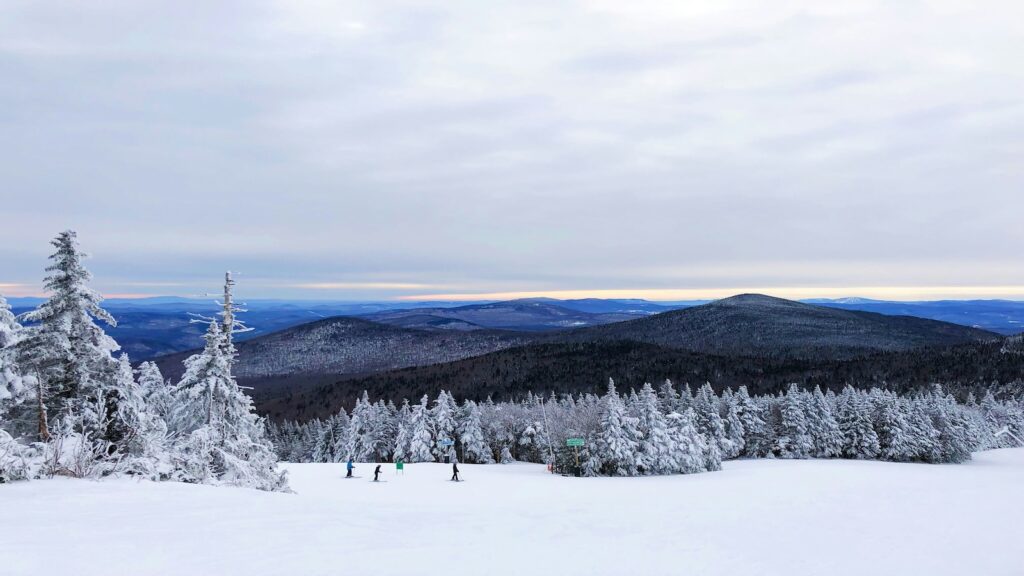 Killington Resort on a cloudy day.