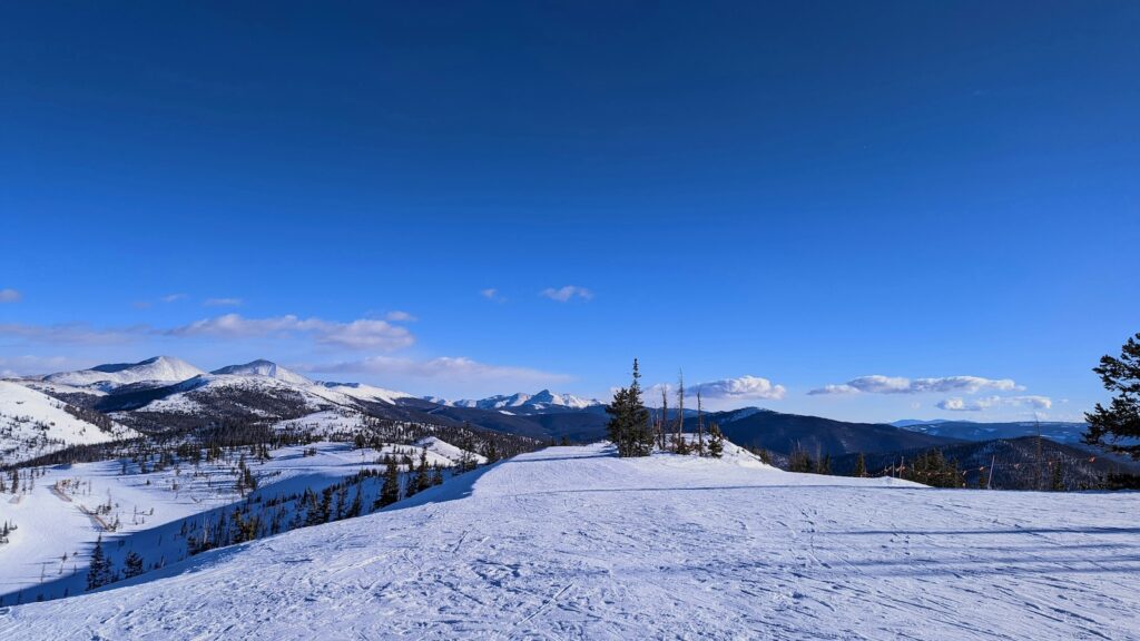 Views from the top of Monarch Mountain.