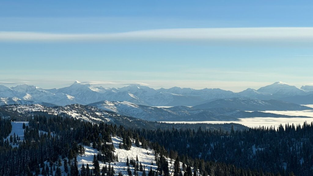 Mountain views from Whitefish.