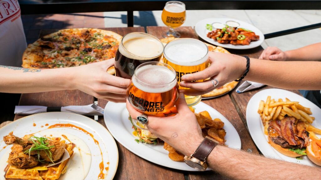 Apres ski food and drinks