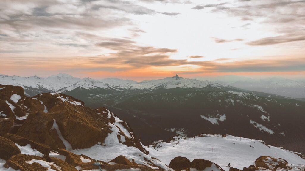 Whistler at sunset.